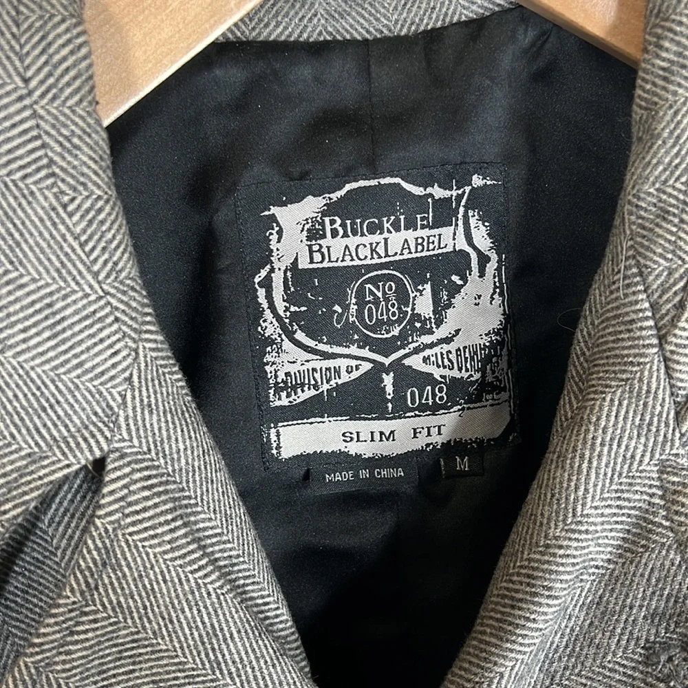 Buckle Black Label Slim for jacket/coat  no.048 | gray | size M